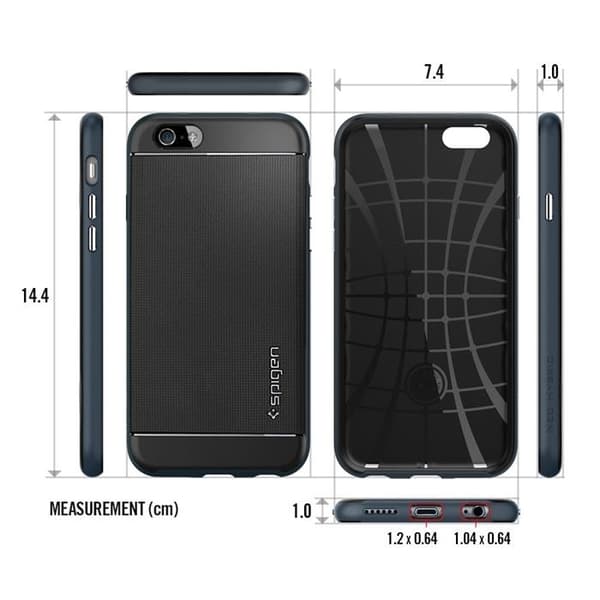 SPIGEN Neo Hybrid Skal till Apple iPhone 6(S) Plus (Vit)
