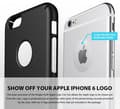 Miniatyrbild 2 av 2: Ringke Logo-Cut Slim Dual Coated Skal till Apple iPhone 6(S) Plus - Svart