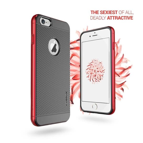 Verus Iron Shield Aluminum Metal Frame Skal till Apple iPhone 6(S) Plus (Silver)