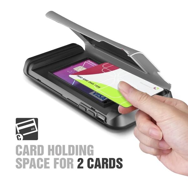 Verus Damda Veil skal med spegel till Apple iPhone 6(S) Plus (Silver)