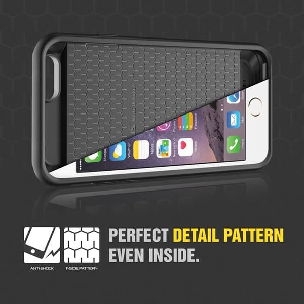 Verus Damda Veil skal med spegel till Apple iPhone 6(S) Plus (Silver)