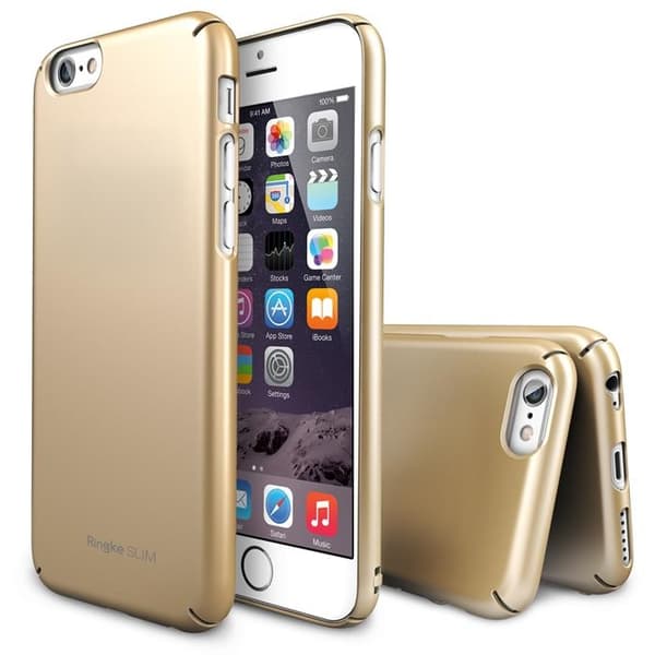 Ringke Slim Dual Coated Skal till Apple iPhone 6 / 6S  (Gold)