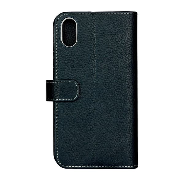 Onsala Collection äkta läder Plånboksfodral iPhone XS / X - Marinblå