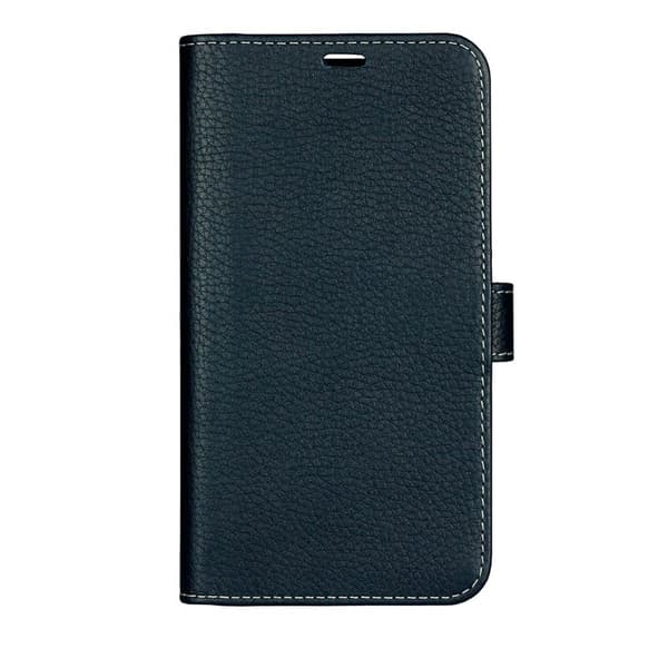 Onsala Collection äkta läder Plånboksfodral iPhone XS / X - Marinblå