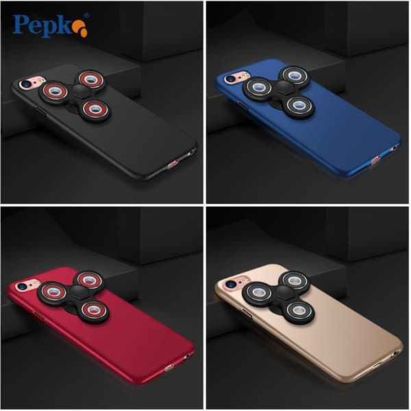 EDC Tri Fidget Spinner Skal till iPhone 6 (S) Plus - Gold