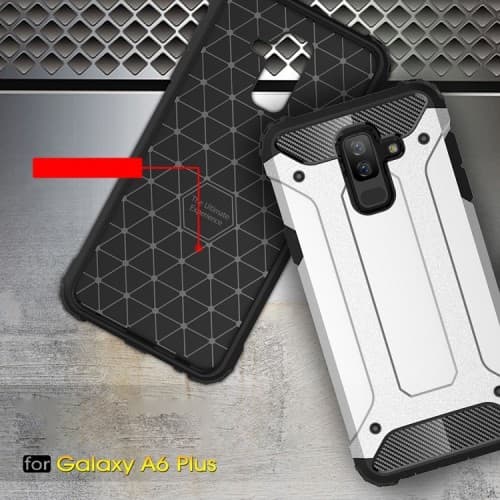 Hybrid Armor Mobilskal till Samsung Galaxy A6 Plus (2018) - Svart
