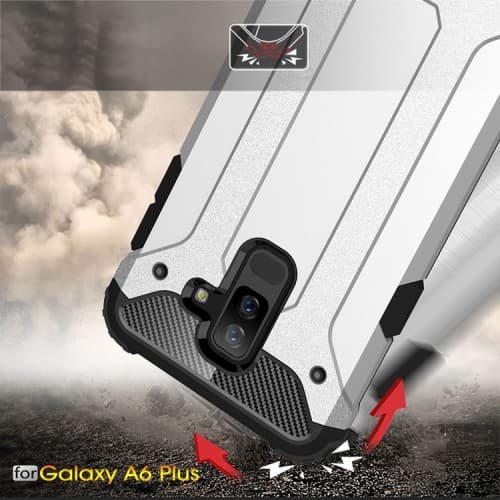 Hybrid Armor Mobilskal till Samsung Galaxy A6 Plus (2018) - Svart