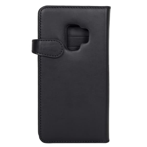 BUFFALO äkta läder Plånboksfodral Samsung Galaxy S9 - Svart