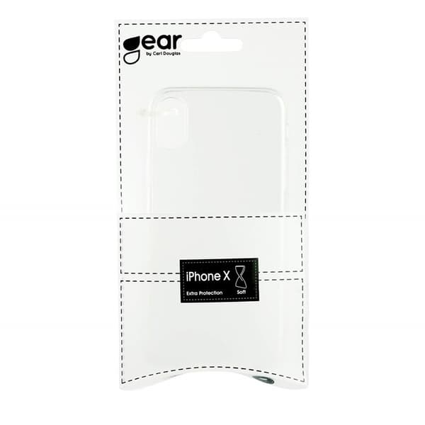 GEAR TPU mobilskal till iPhone XS / X - Transparent