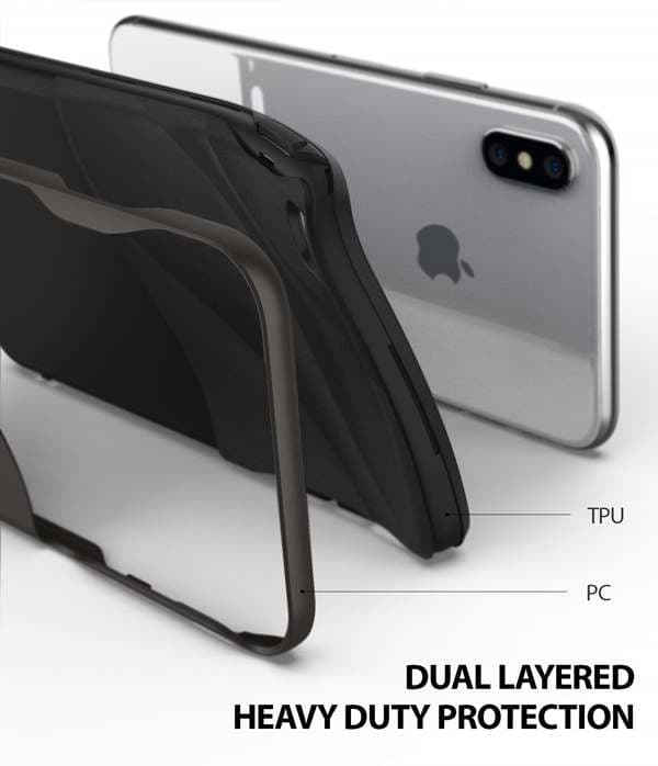 Ringke Wave Skal till Apple iPhone XS Max - Metallic Chrome
