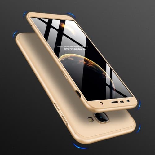 GKK Detachable Skal till Samsung Galaxy J4 Plus - Gold