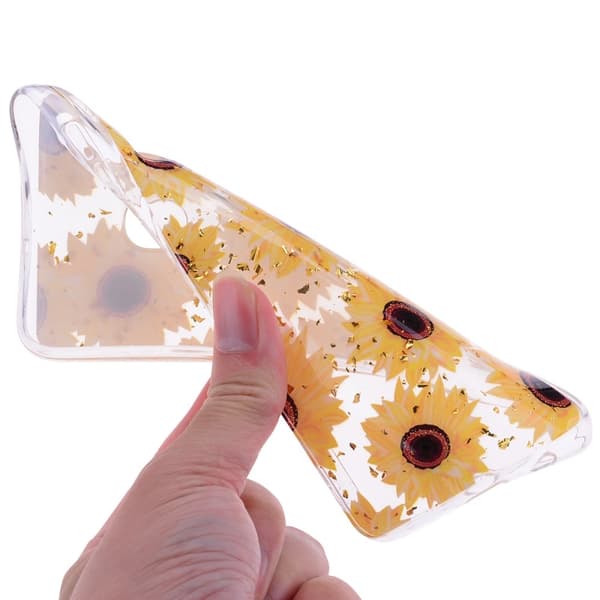Glitter Mobilskal till Samsung Galaxy A50 - Solros