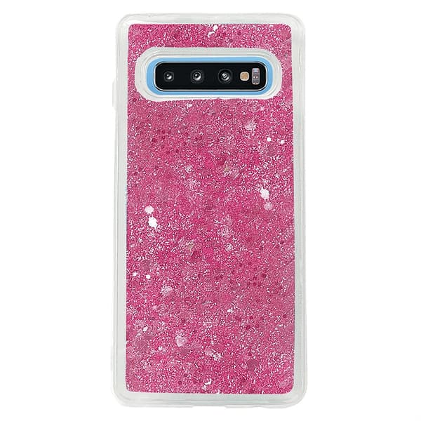Glitter Skal till Samsung Galaxy S10 Plus - Rosa