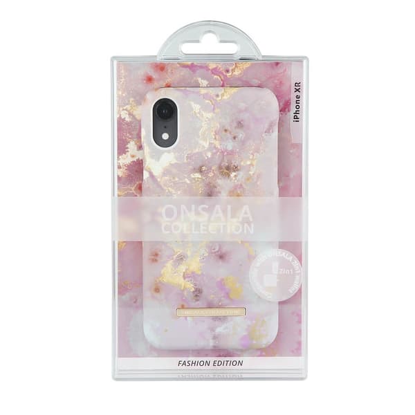 Onsala Collection mobilskal till iPhone XR - Soft RoseGold Marble