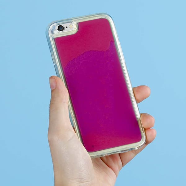 Liquid Neon Sand skal till iPhone 6/6s - Violet