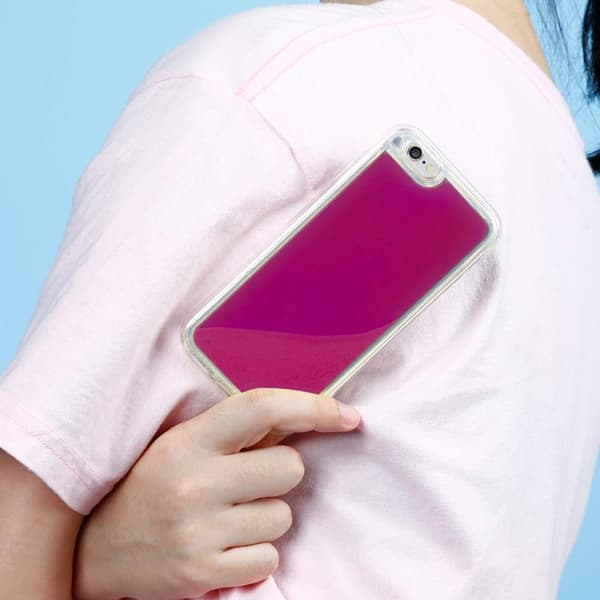 Liquid Neon Sand skal till iPhone 6/6s - Violet