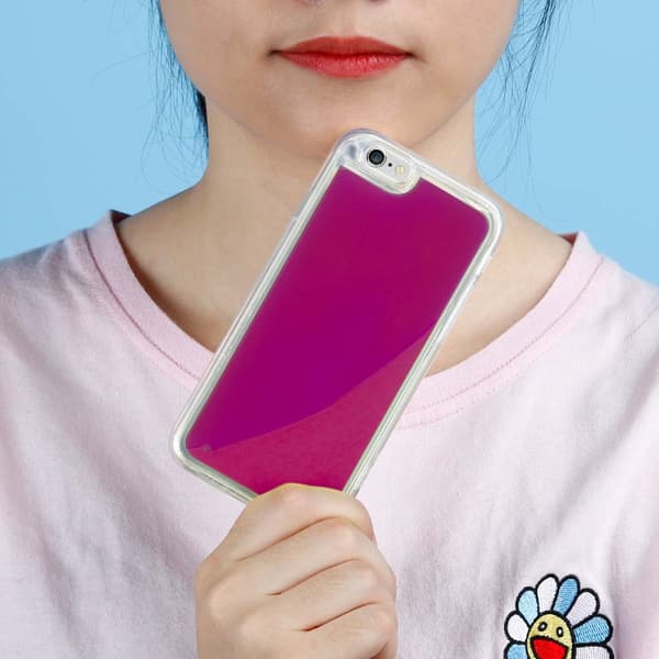 Liquid Neon Sand skal till iPhone 6/6s - Violet