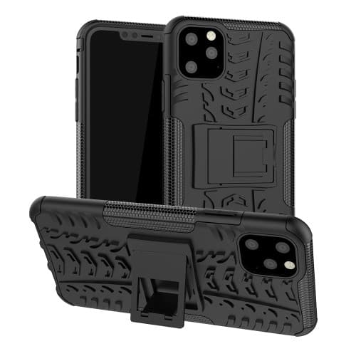 Tyre Kick-Stand Mobilskal till iPhone 11 Pro Max- Svart