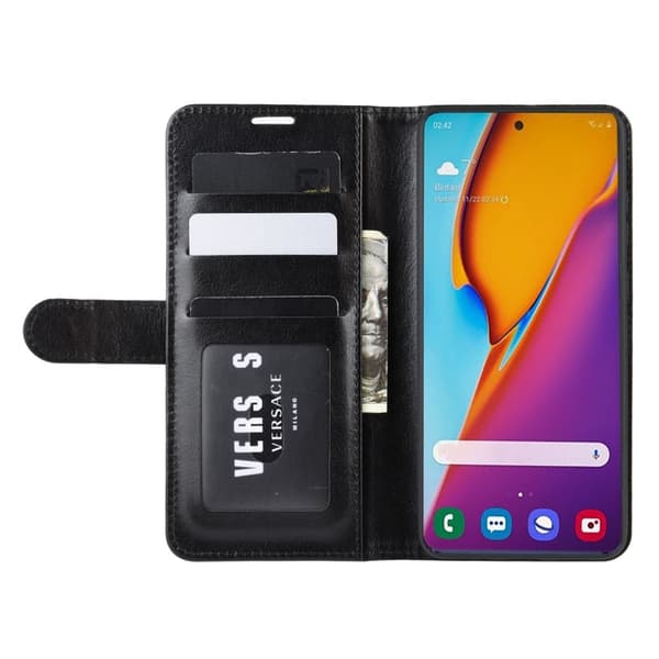 Crazy Horse Fodral till Samsung Galaxy S20 Plus - Svart