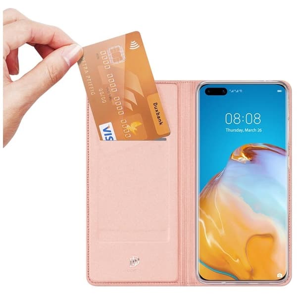 Dux Ducis Plånboksfodral till Huawei P40 Pro - Roséguld