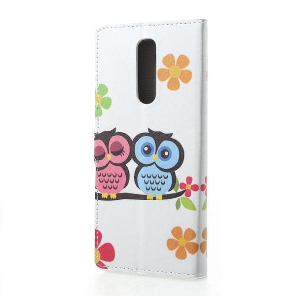 Plånboksfodral Sony Xperia 1 - Ugglor & Blommor