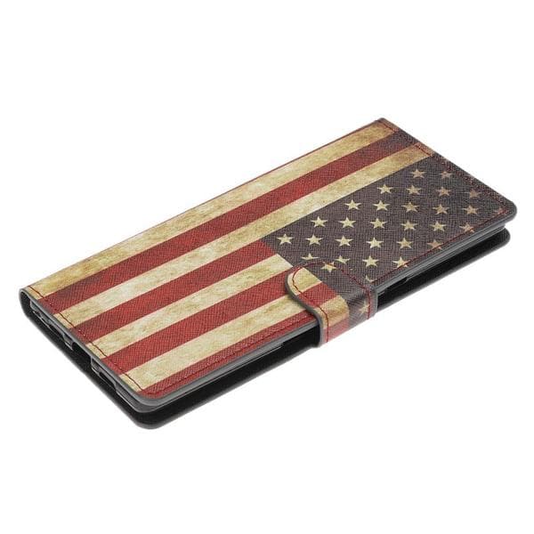 Plånboksfodral Sony Xperia 10 Plus - Flagga USA
