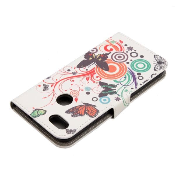 Plånboksfodral Oneplus 5T - Vit med Fjärilar