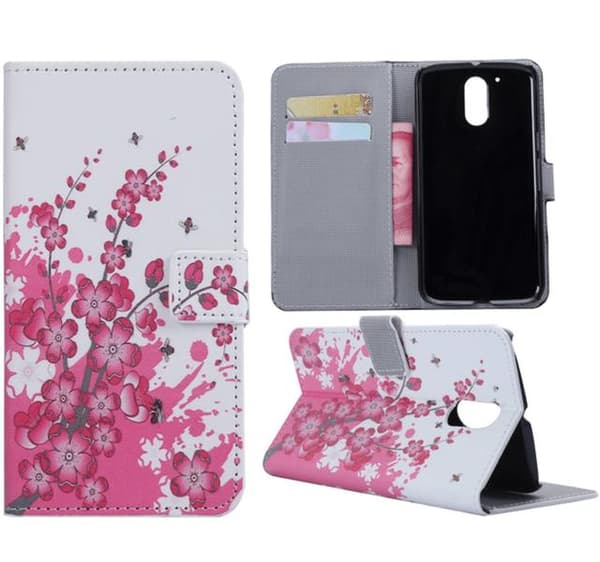Plånboksfodral Motorola Moto G4 & G4 Plus - Körsbärsblommor