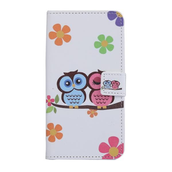 Plånboksfodral Motorola Moto G4 & G4 Plus - Ugglor & Blommor