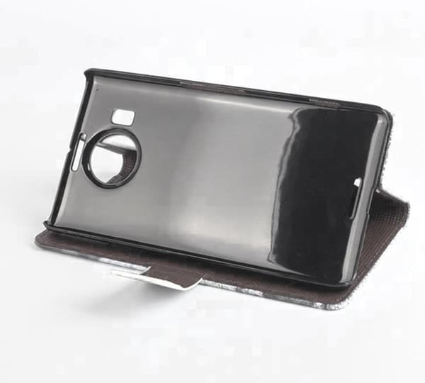 Plånboksfodral Microsoft Lumia 950 XL - Svart med Fjärilar