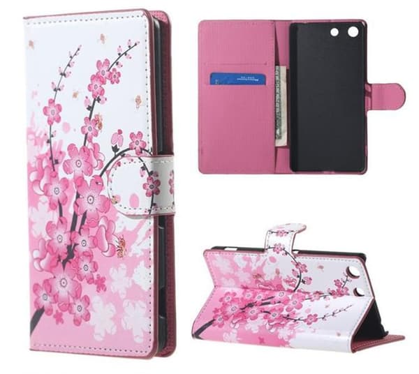 Plånboksfodral Sony Xperia M5 - Körsbärsblommor