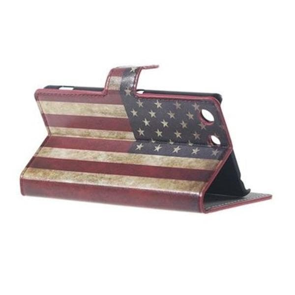 Plånboksfodral Sony Xperia M5 - Flagga USA