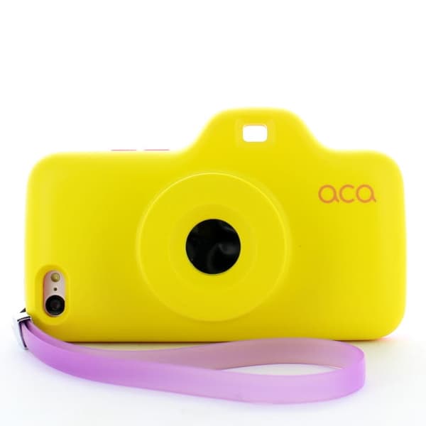 ACA Toy Camera Combo Skal till iPhone 5C (Gul)