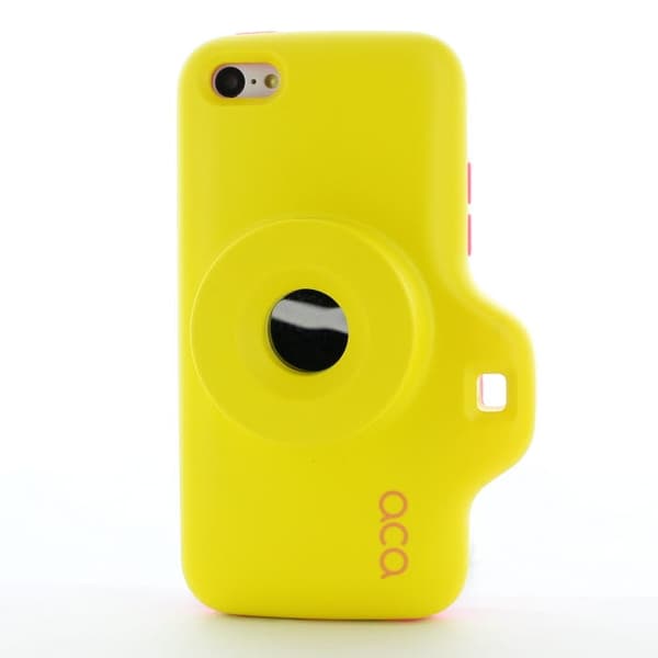ACA Toy Camera Combo Skal till iPhone 5C (Gul)