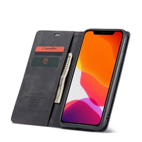 CASEME Plånboksfodral för iPhone 11 - Svart