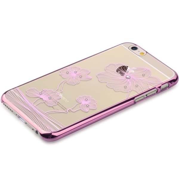 Comma BaksideSkal till Apple iPhone 6(S) Plus - Rosa Blommor