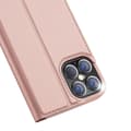 Miniatyrbild 3 av 7: Dux Ducis PU Läder Plånboksfodral iPhone 12 Pro Max - Rose Gold