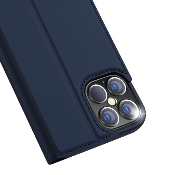 Dux Ducis PU Läder Plånboksfodral iPhone 12 Pro Max - Blå