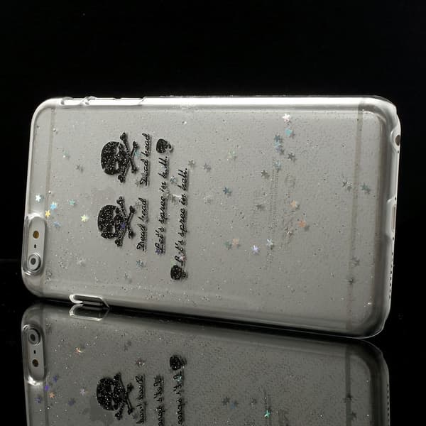 Glittery BaksideSkal till Apple iPhone 6(S) Plus - Skulls