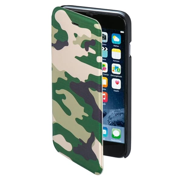 HAMA iPhone 6/6S Plånboksfodral DesignLine - Camo grön