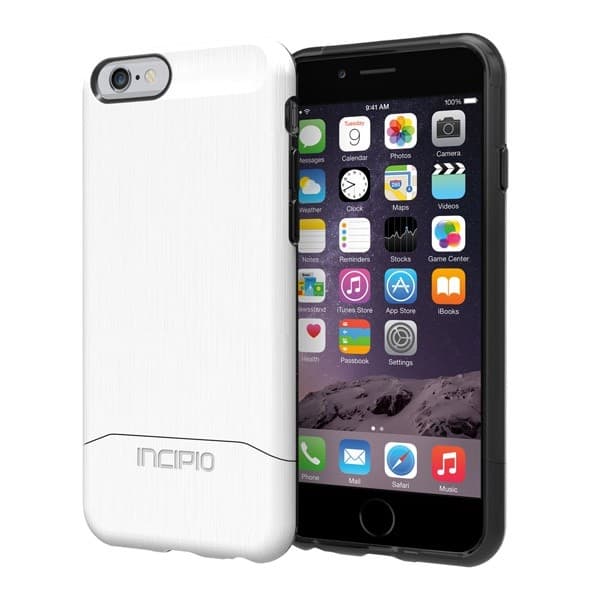 Incipio Edge Shine Brushed Skal till iPhone 6  - Vit