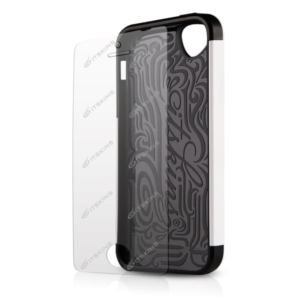 ITSkins Evolution Skal till Apple iPhone 5C (Vit) + Skärmskydd