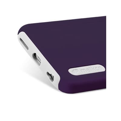 Melkco Kubalt Combo Skal till Apple iPhone 6 / 6S (Lila - Vit) + Skärmskydd