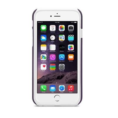 Melkco Kubalt Combo Skal till Apple iPhone 6 / 6S (Lila - Vit) + Skärmskydd