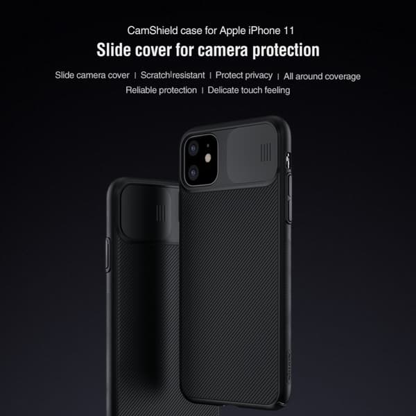 NILLKIN CamShield Mobilskal iPhone 11 - Svart