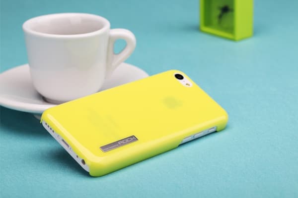 Rock Ethereal Baksideskal till Apple iPhone 5C (Gul)