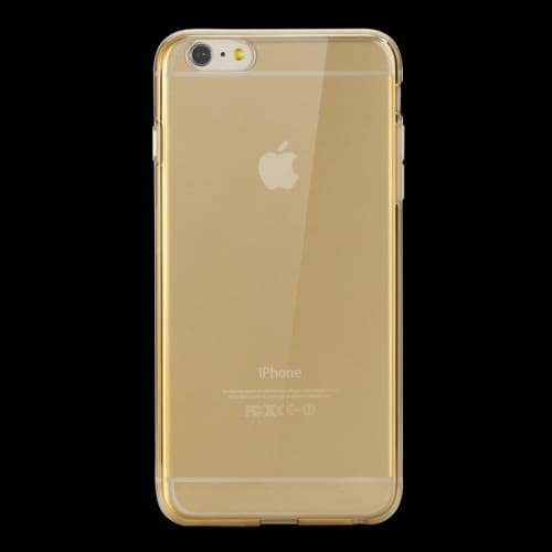 ROCK 0,6mm Ultrathin FlexiCase skal till Apple iPhone 6(S) Plus (Gold)