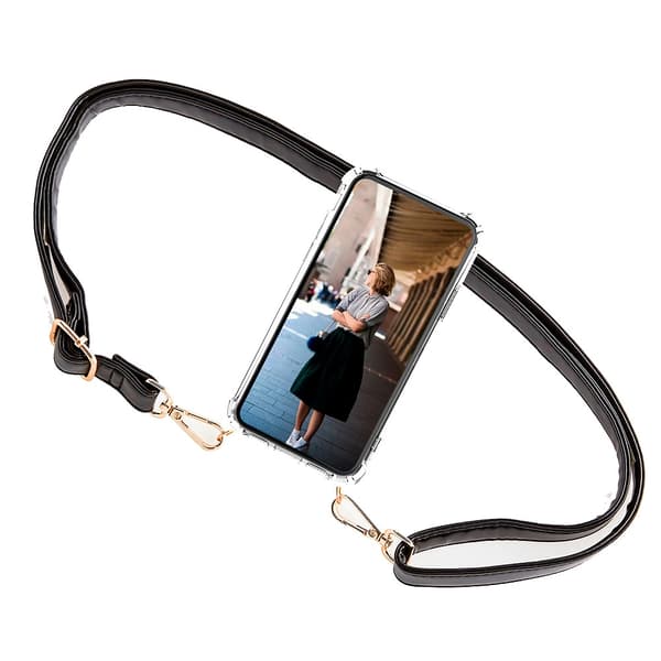 Boom iPhone 6/6S skal med mobilhalsband- Strap Black Svart