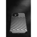 Miniatyrbild 3 av 7: Thunder Twill Texture Skal iPhone 12 & 12 Pro - Svart