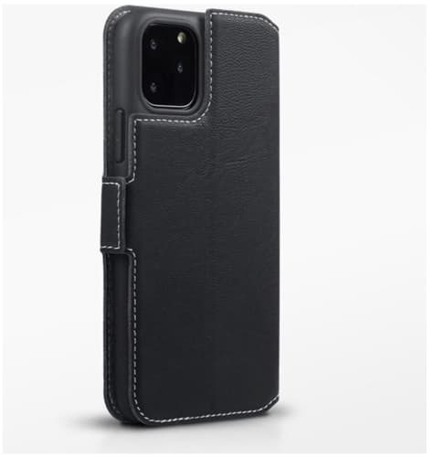 Terrapin Slim Plånboksfodral iPhone 12 & 12 Pro - Svart